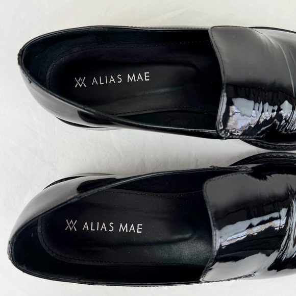 Alias Mae Black Patent Leather Loafers - Picture 6 of 9